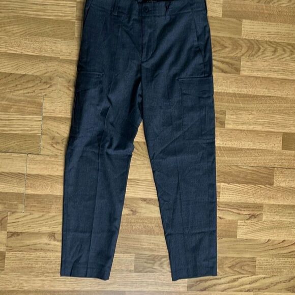 Club Monaco Womens Wool Cargo Pants Full Length Charcoal Size 30 - Picture 1 of 15